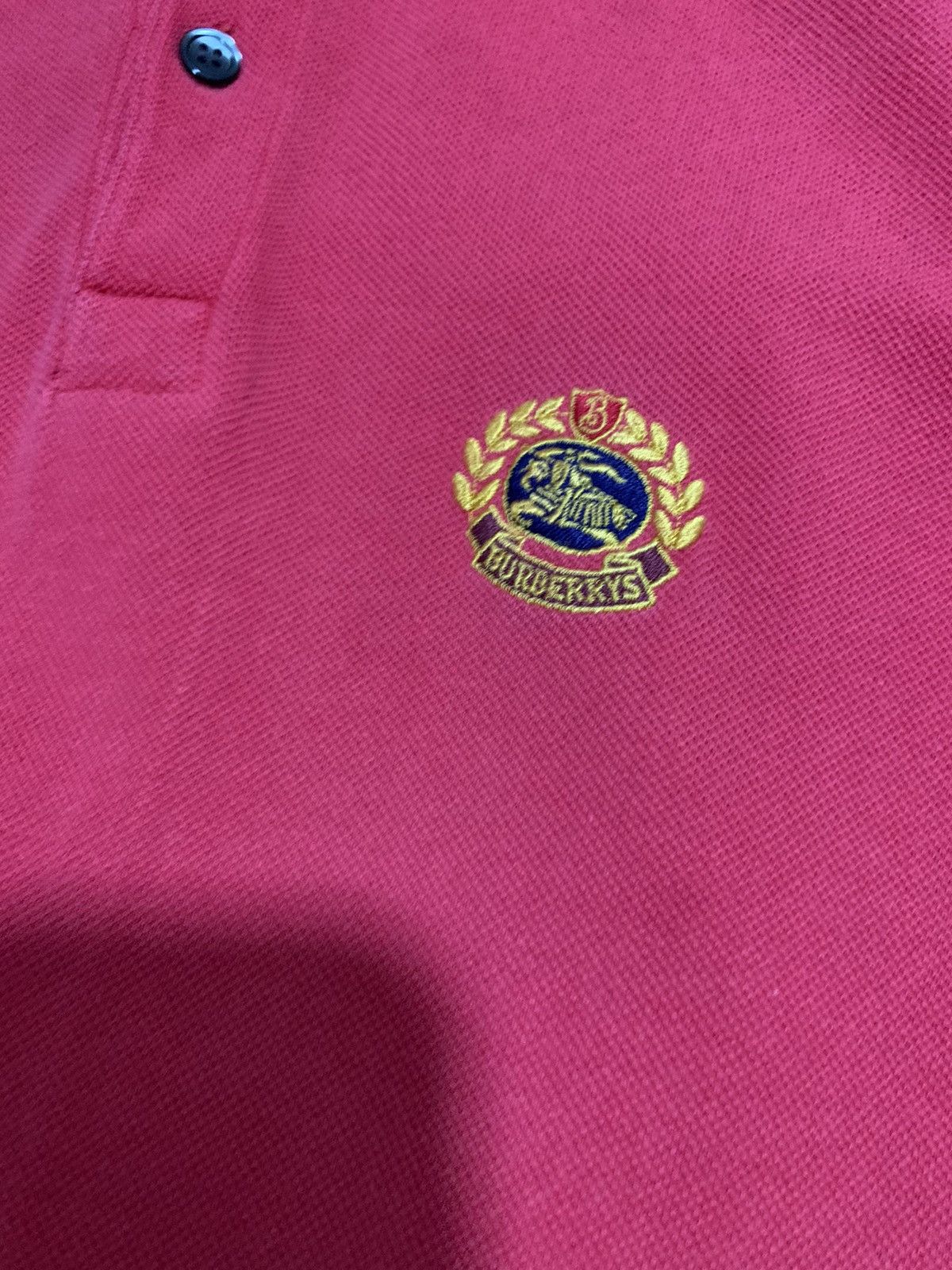 Burberry Vintage Burberry Polo Shirt Size US L / EU 52-54 / 3 - 13 Thumbnail