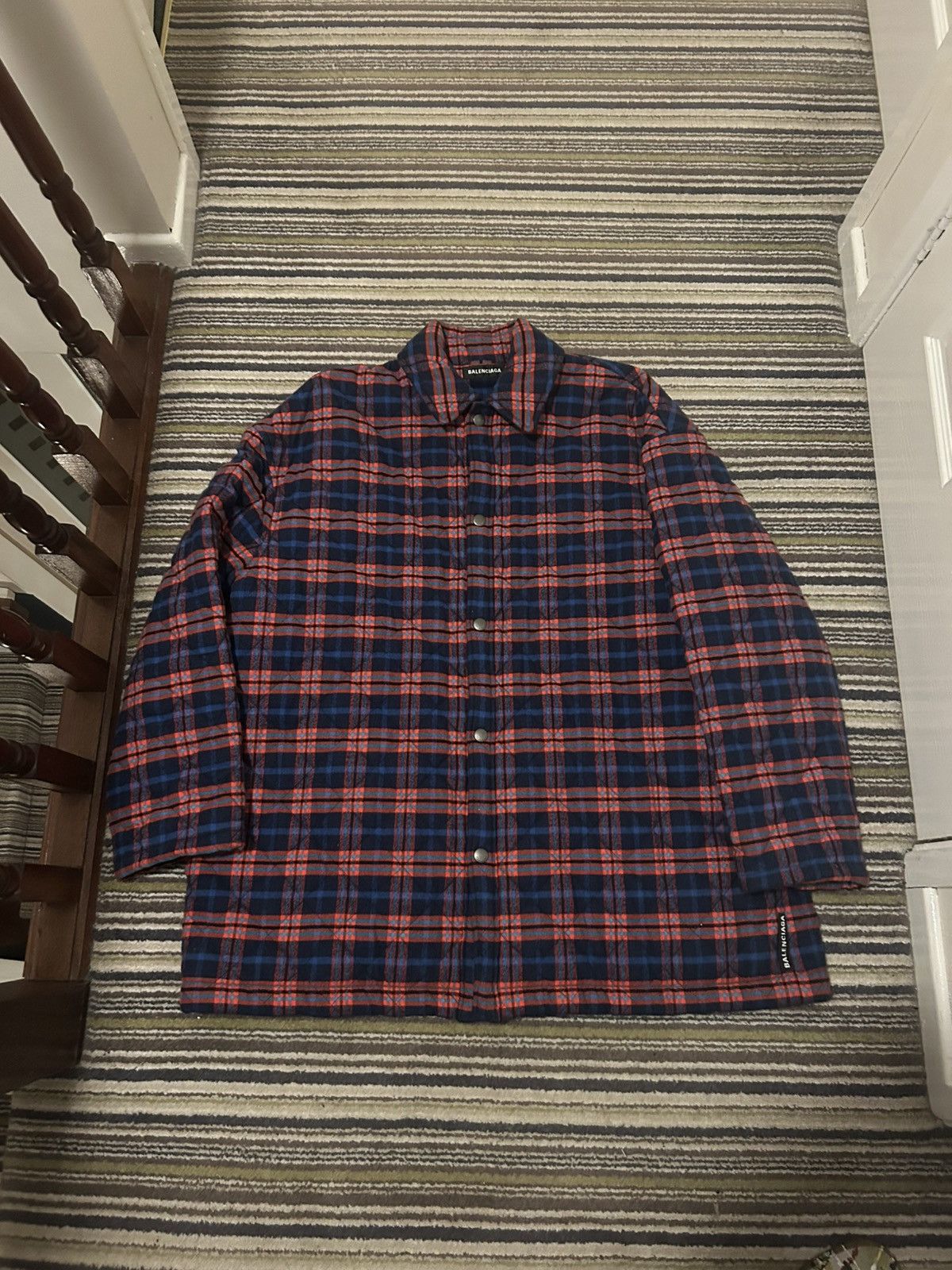 Balenciaga padded overshirt