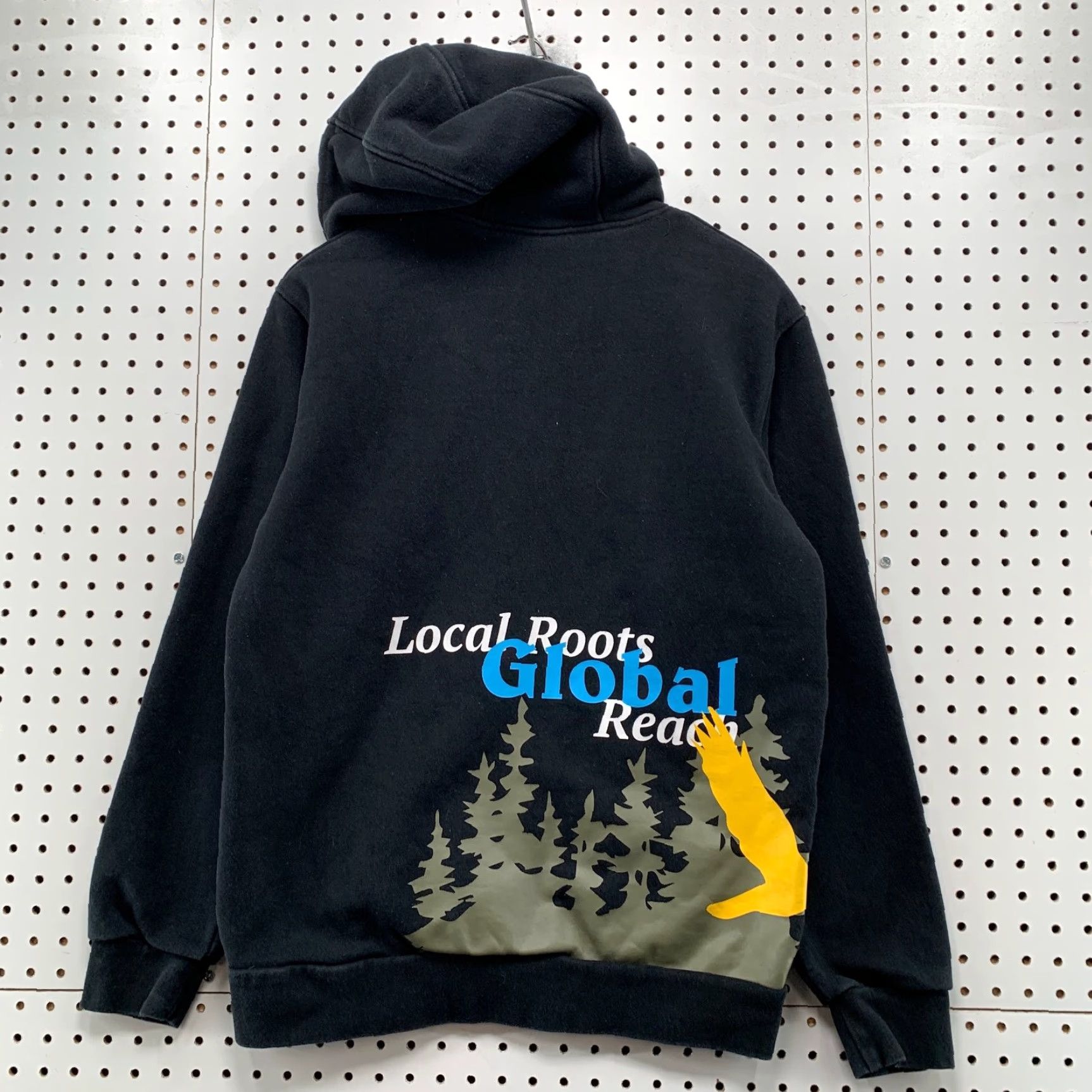 Vintage Staple Pigeon Sweatshirt Mens Medium Hoodie Black All Over Print Hip Hop Streetwear Size US M / EU 48-50 / 2 - 2 Thumbnail