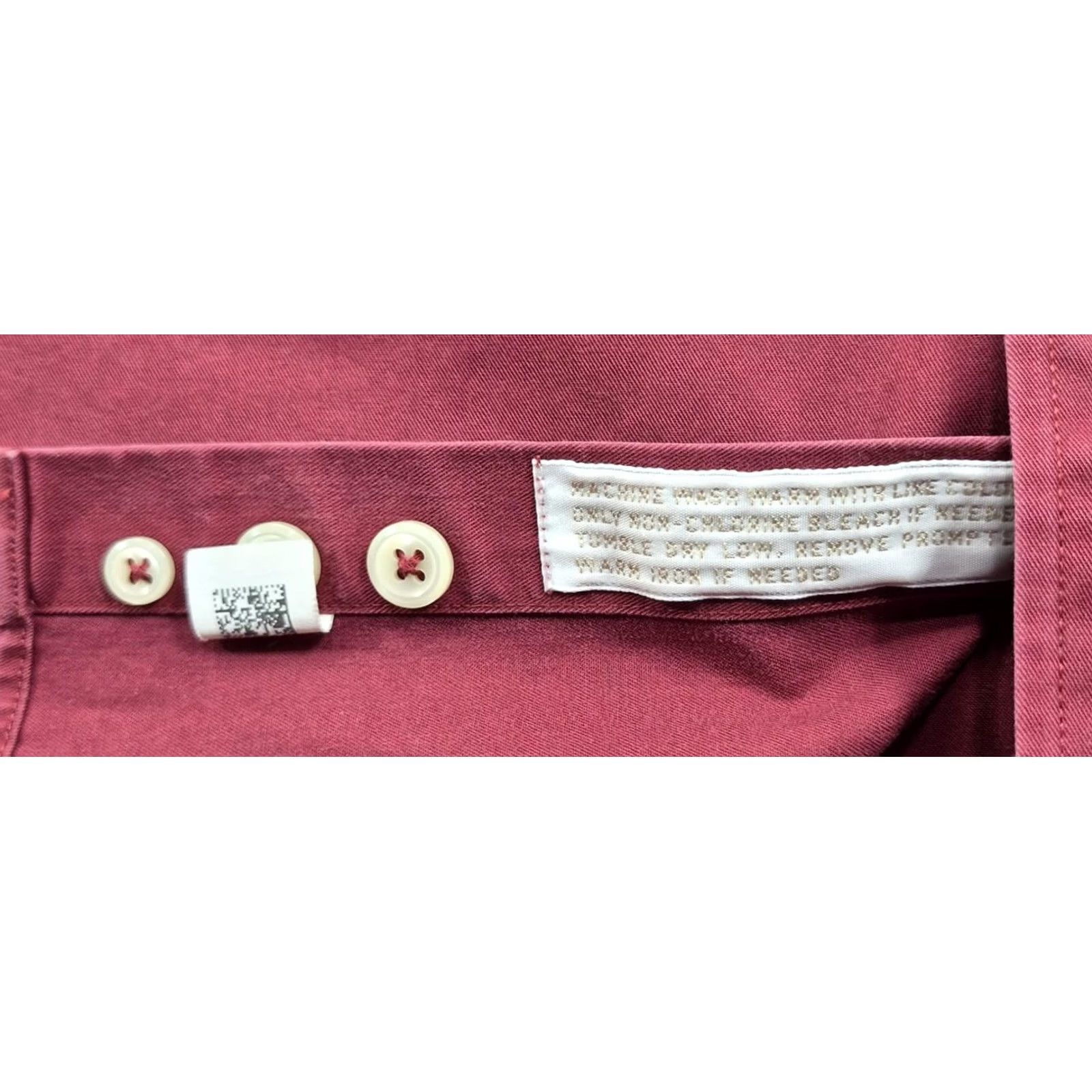 Nordstrom Nordstrom Mens Dress Shirt Small Red Button Up Smartcare Non Iron Casual Size US S / EU 44-46 / 1 - 6 Thumbnail