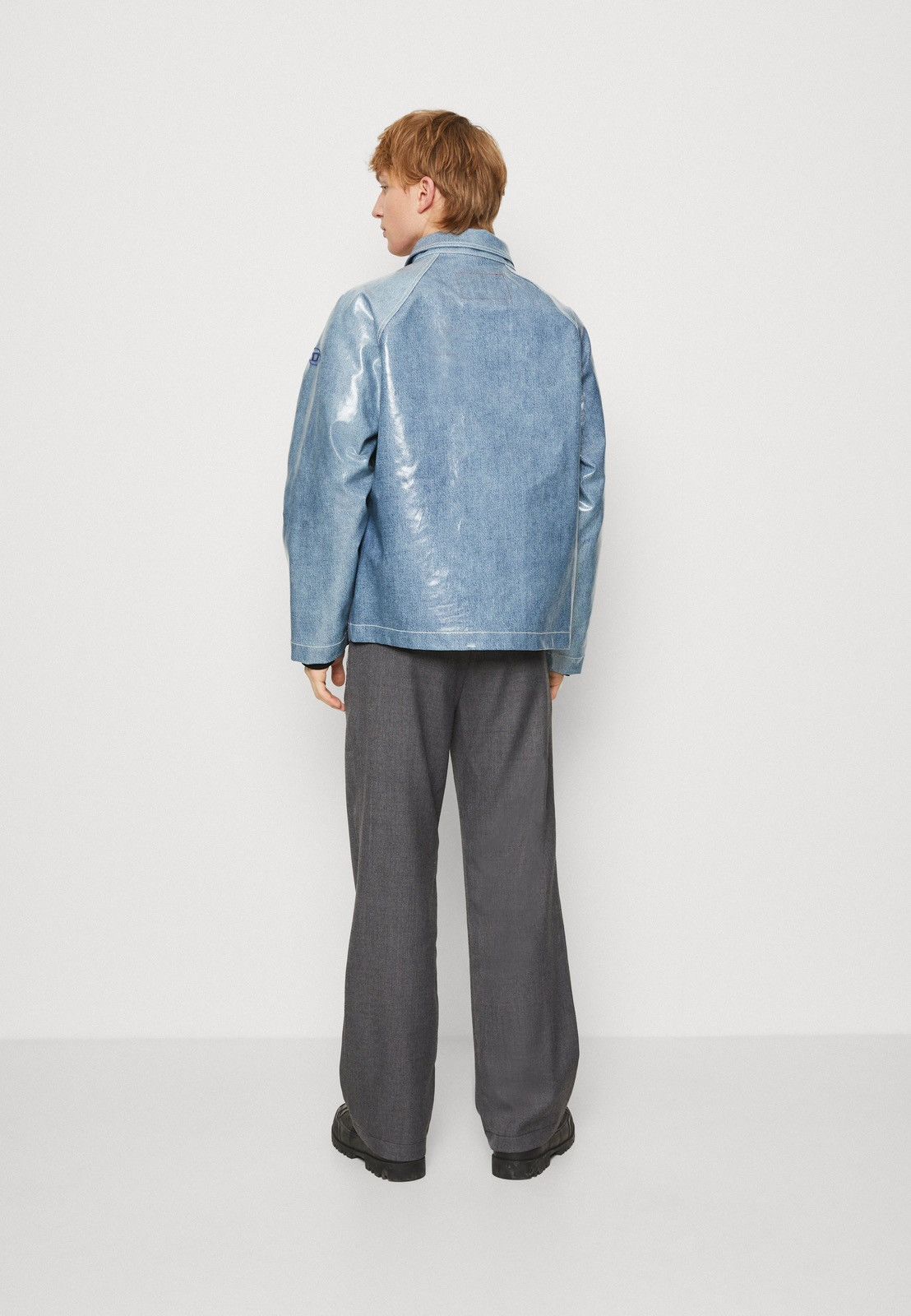 Diesel D-Sury Giacca Raincoat Denim Jacket Size US XL / EU 56 / 4 - 4 Thumbnail