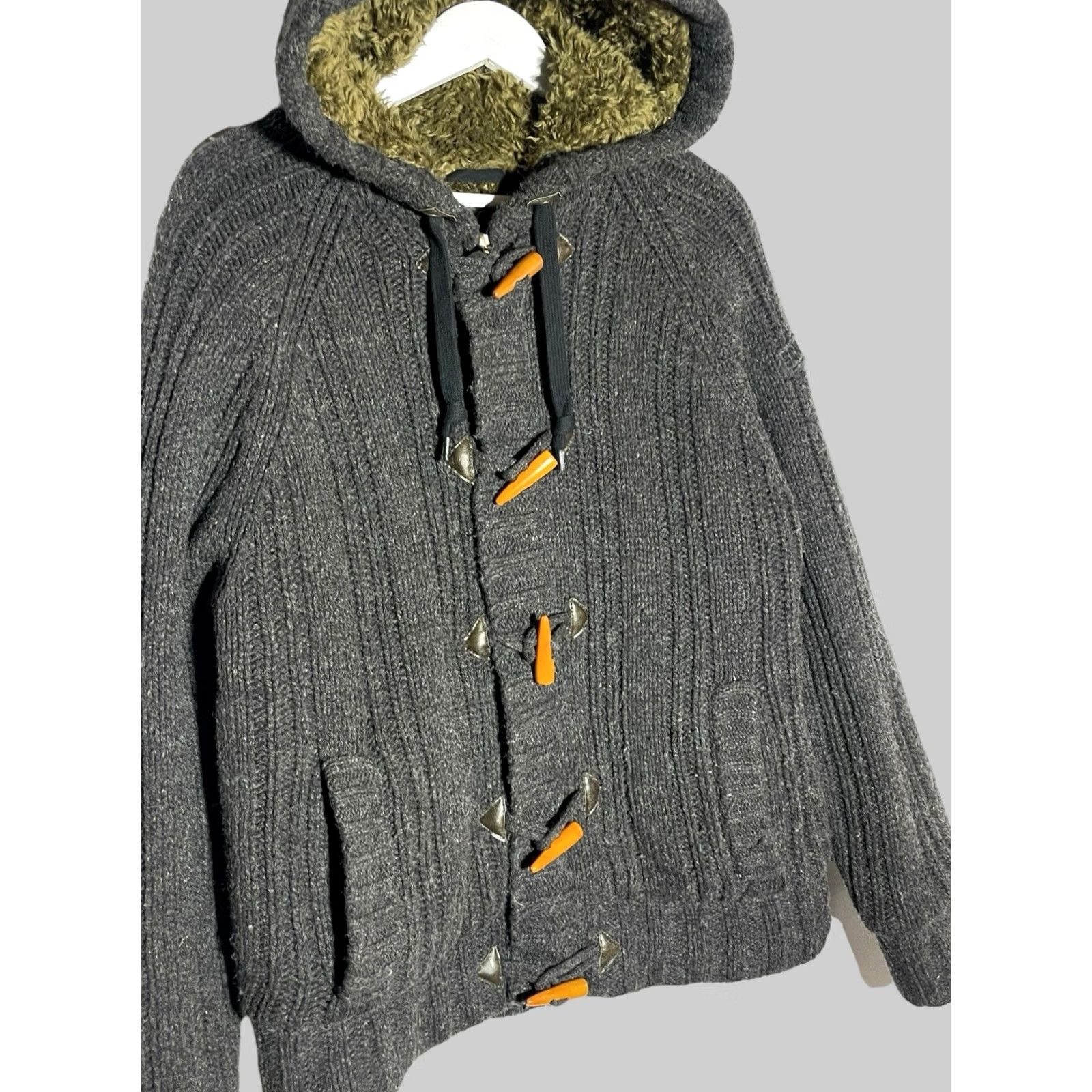 Schott VINTAGE SCHOTT USA Duffle Fireman Jacket Wool Lined Gray TGW? Size US L / EU 52-54 / 3 - 4 Thumbnail
