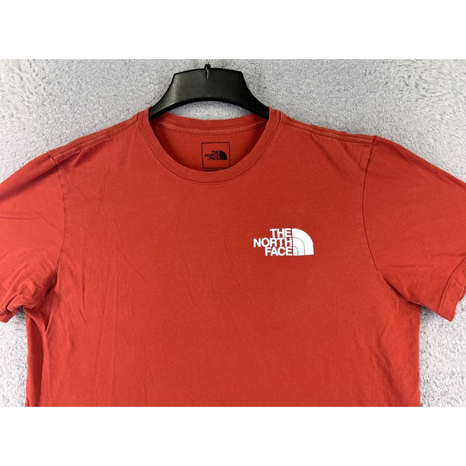 The North Face The North Face Shirt Men L Orange Short Sleeve Crew Neck 100% Cotton Hike Logo Size US L / EU 52-54 / 3 - 4 Thumbnail