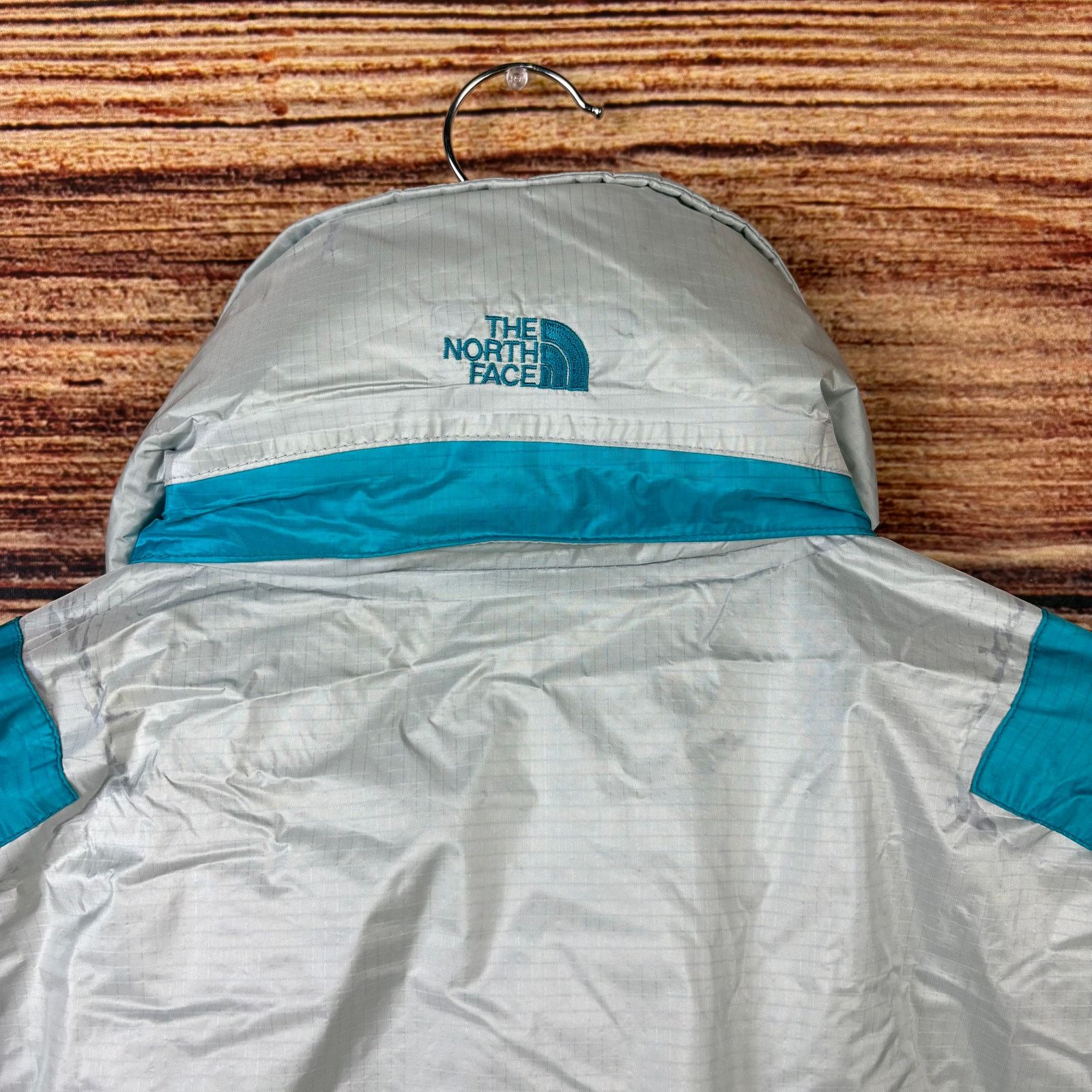 The North Face × Vintage Vintage 1990s The North Face Gray & Teal Windbreaker Jacket Size US M / EU 48-50 / 2 - 3 Thumbnail