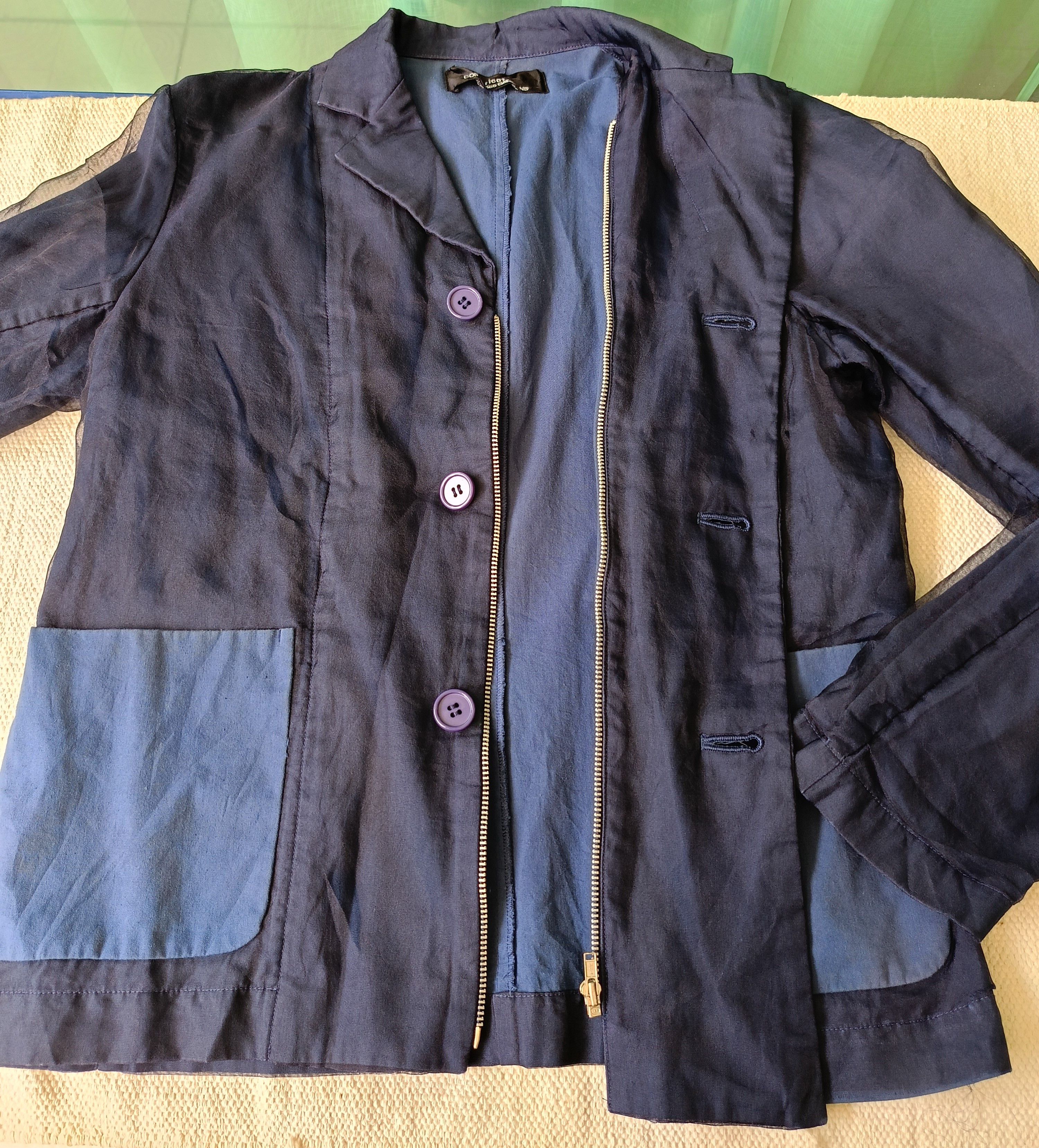 Comme des Garcons × Tricot Comme des Garcons Comme des garcons Tricot Japan AD1999 90s blazer coat jacket Size S / US 4 / IT 40 - 16 Thumbnail