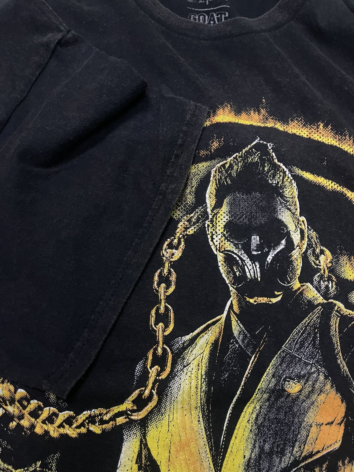 GOAT Crew Vintage Mortal Kombat Get Over Here Shirt Tee Size US XL / EU 56 / 4 - 9 Thumbnail
