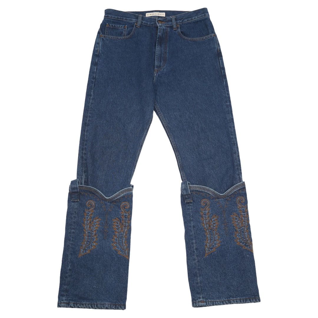 image of Yproject Y/ Project Cowboy Jeans in Blue, Men's (Size 30)