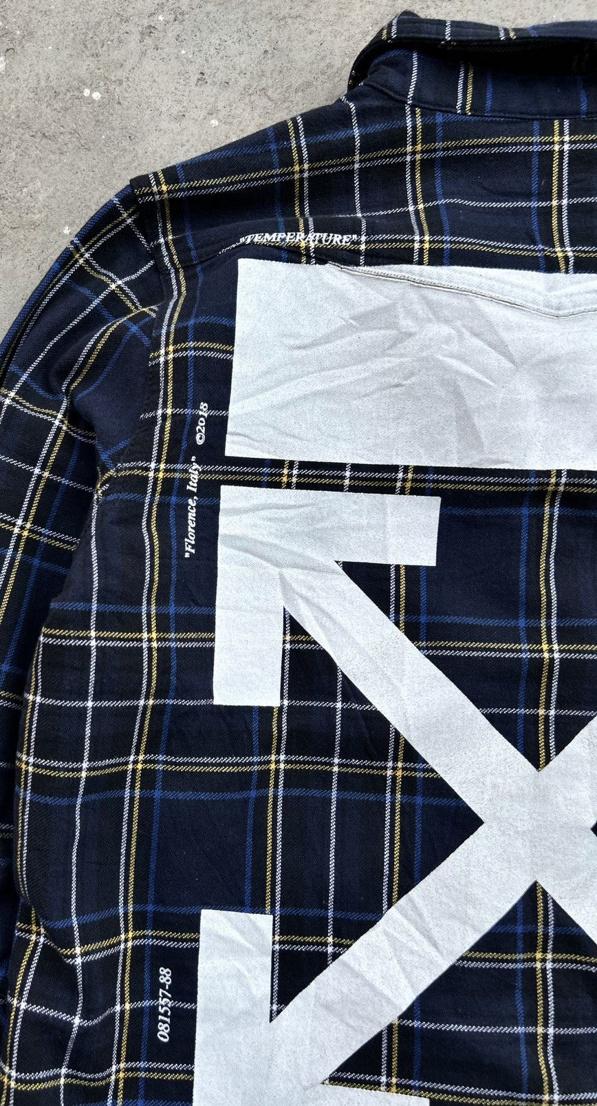 Off-White 💥GRAIL💥 CRAZY OFF-WHITE SS18 CHECK FLANNEL Size US L / EU 52-54 / 3 - 6 Thumbnail