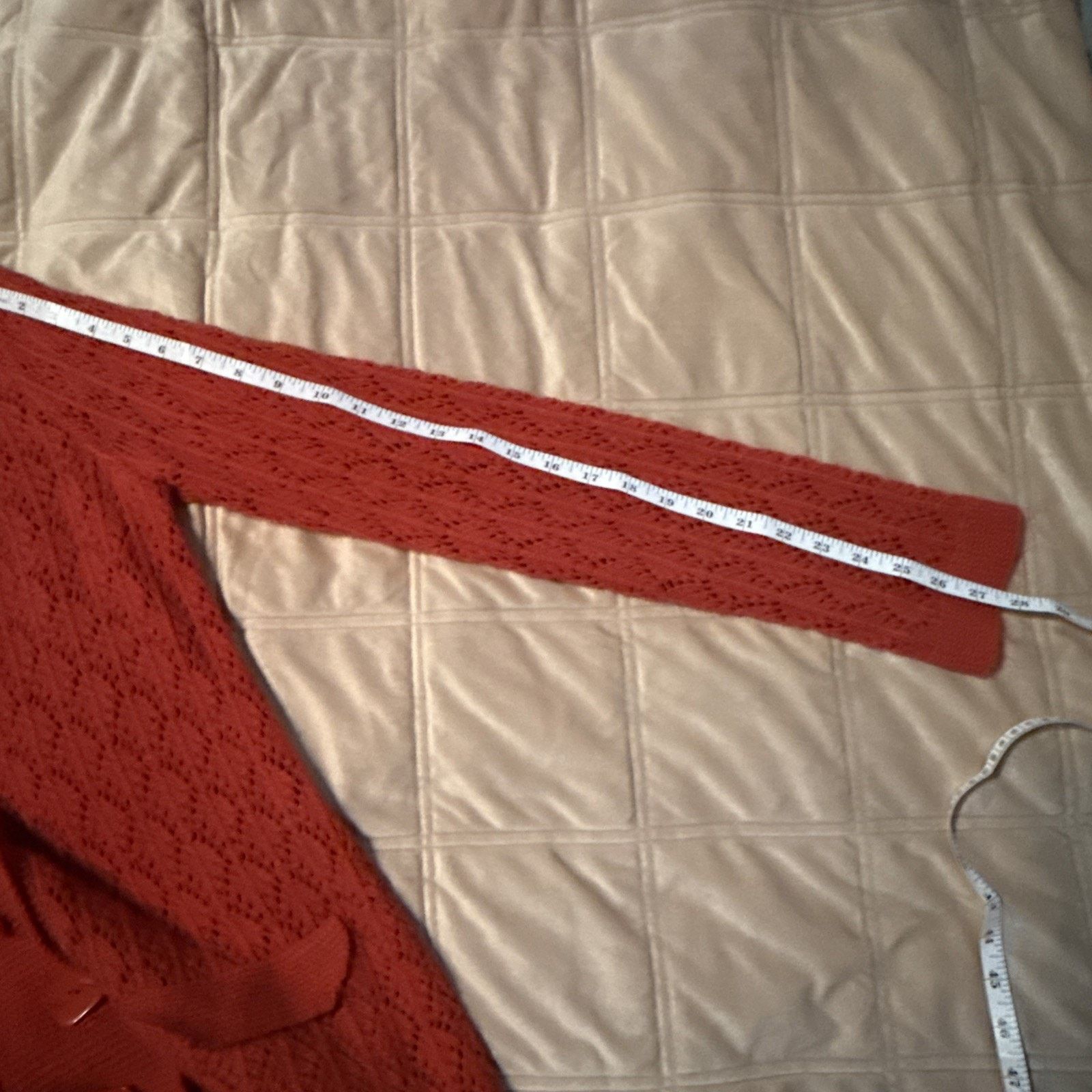 Anthropologie Anthro Sparrow Lambswool Angora Cardigan Rust Small pockets Size S / US 4 / IT 40 - 8 Thumbnail