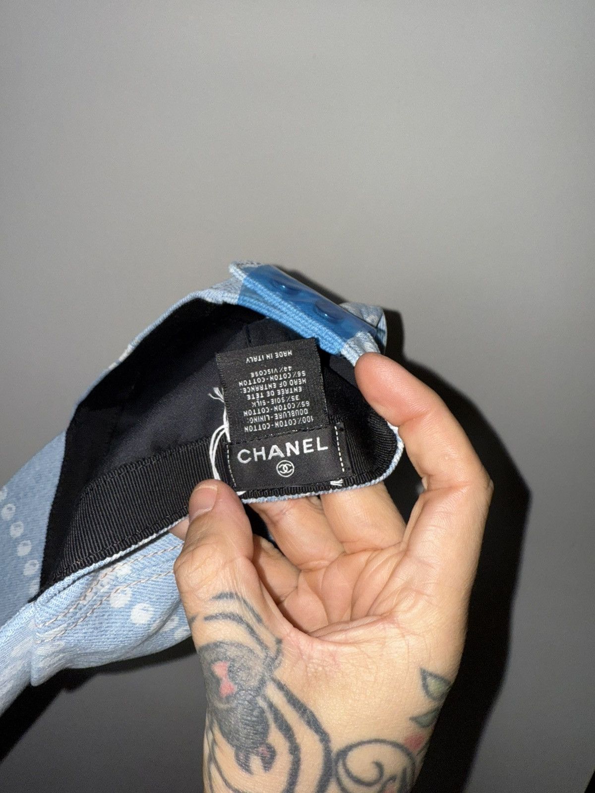 Chanel Chanel logo cc baseball cap Size ONE SIZE - 8 Thumbnail