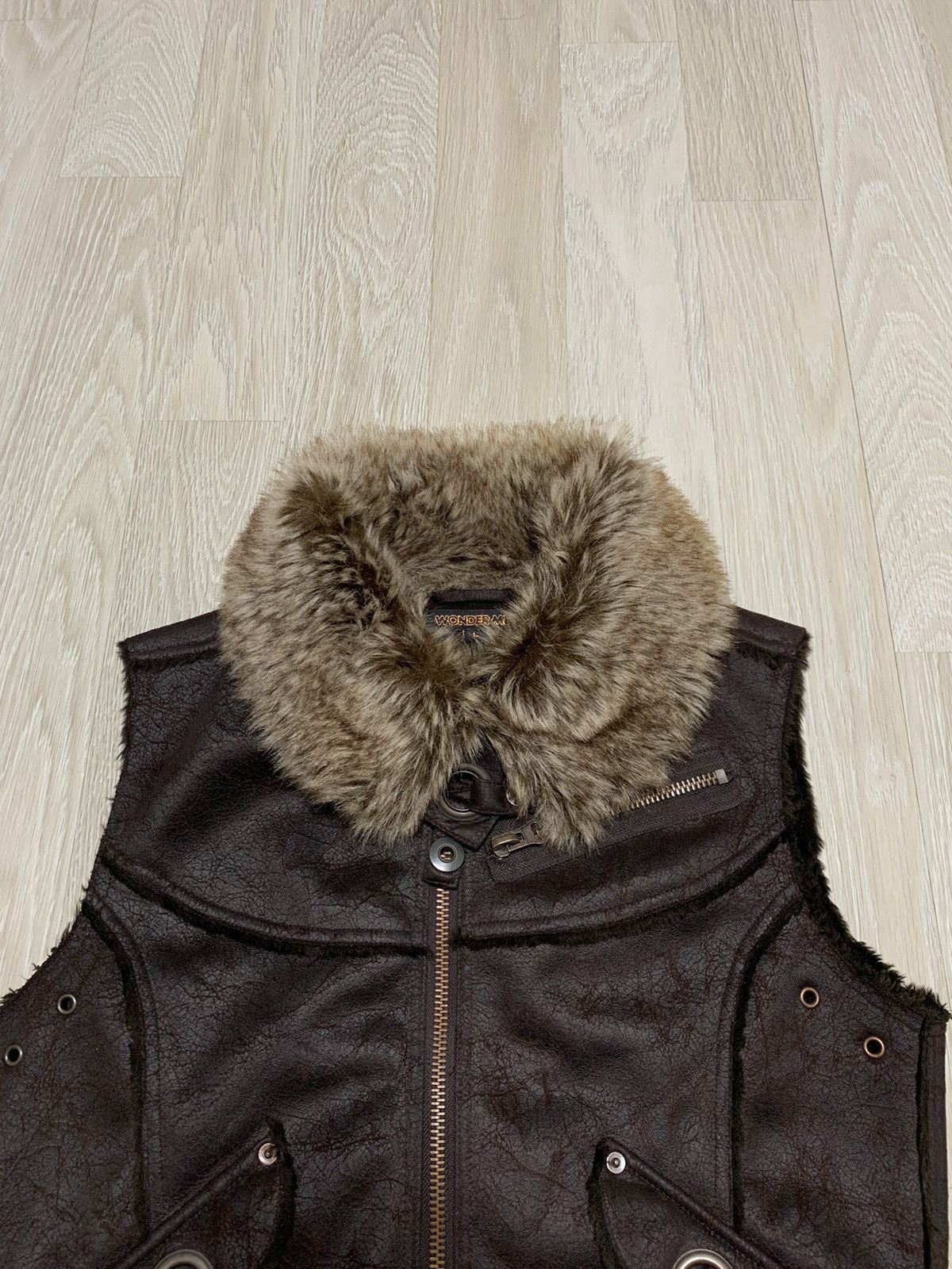 Japanese Brand × Vintage Vintage faux fur vests Size M / US 6-8 / IT 42-44 - 5 Thumbnail