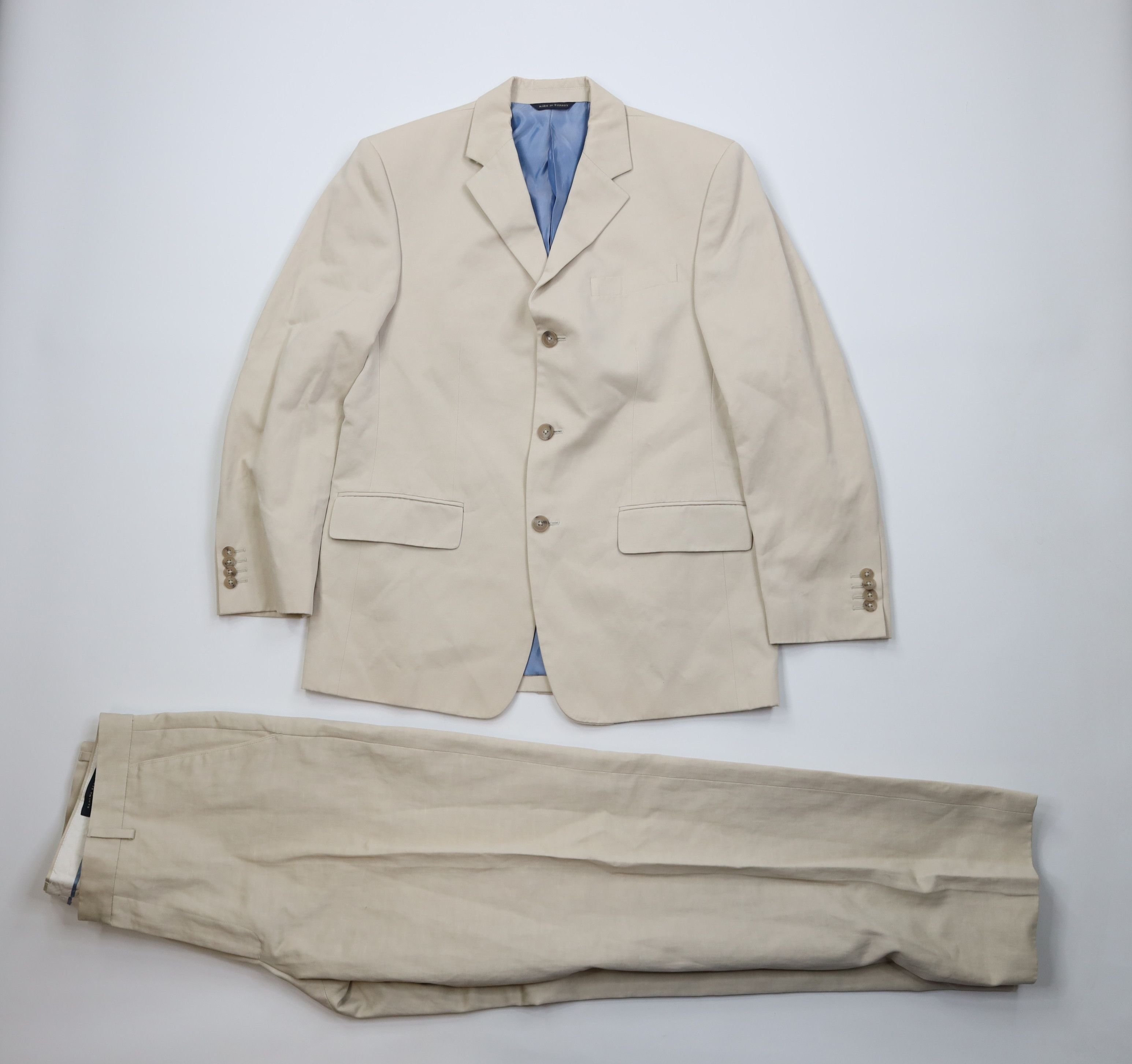Banana Republic Banana Republic 2 Piece Linen Blend Modern Suit Size 40S - 1 Thumbnail