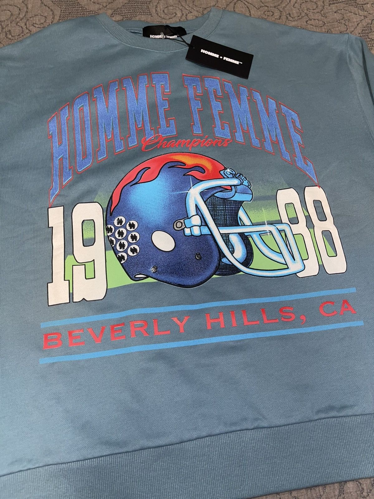Homme + Femme La Homme+Femme Champions Football Sweatshirt Size US M / EU 48-50 / 2 - 2 Thumbnail