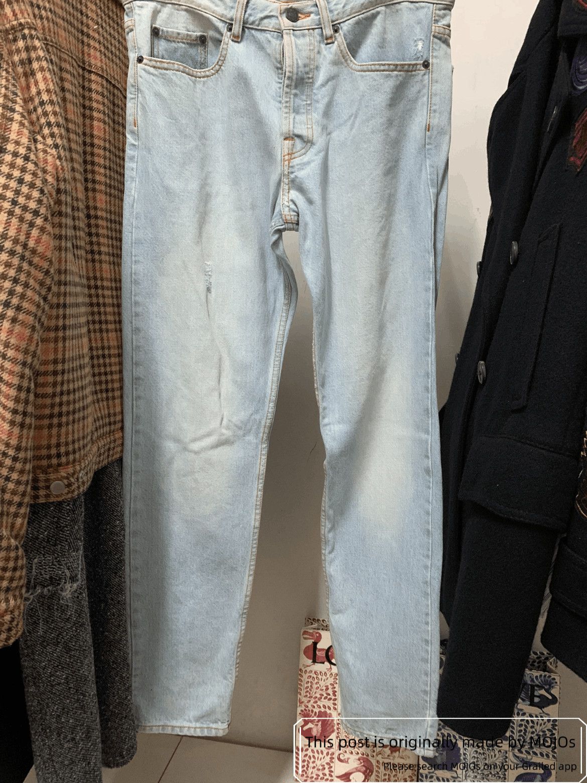 Dries Van Noten Sz 31 Dries Van Noten Classic Cassic Washed Denim Size US 31 - 1 Thumbnail