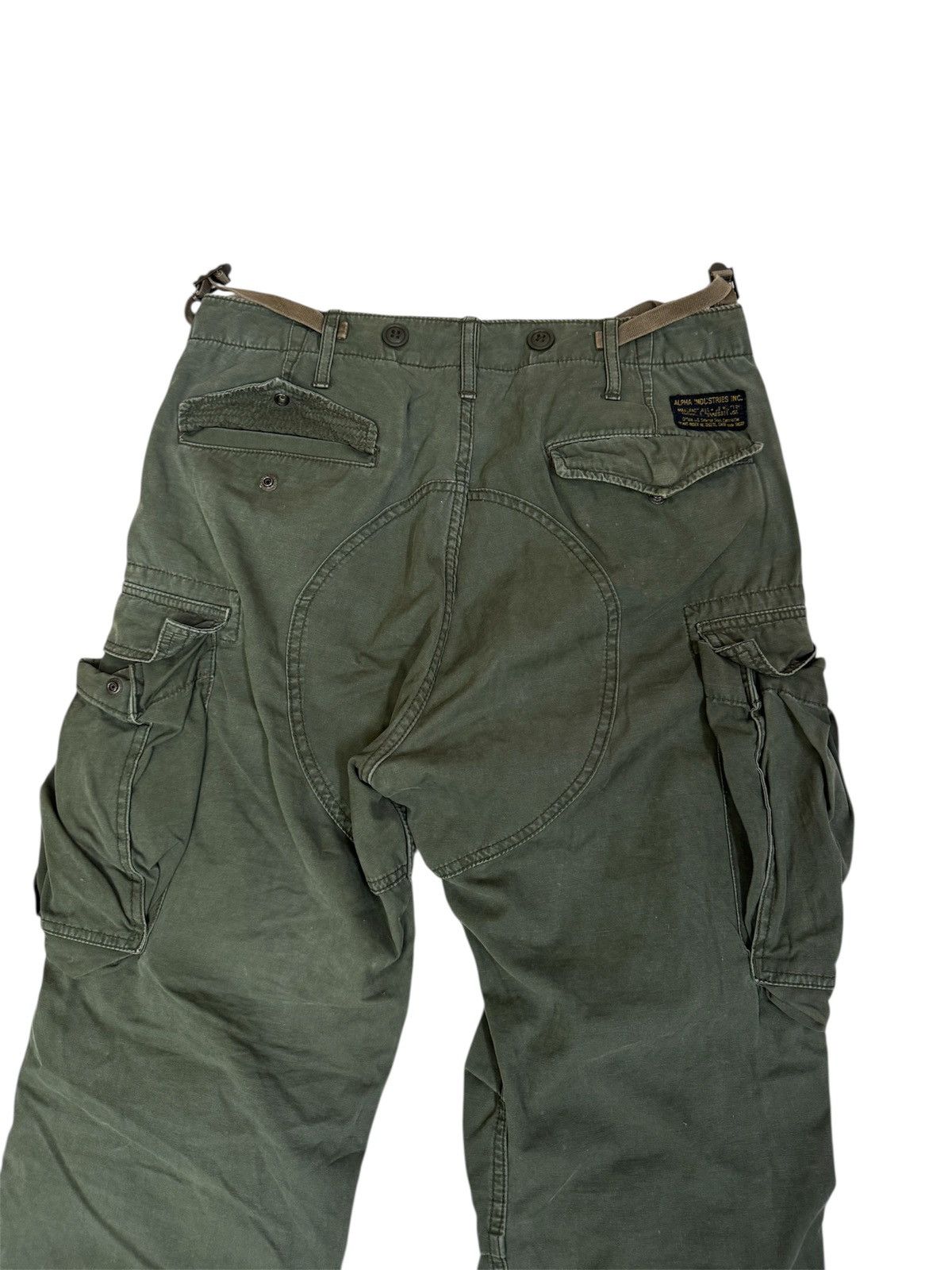 Alpha Industries vintage Alpha Industries military multi-pocket cargo pants Size US 33 - 5 Thumbnail