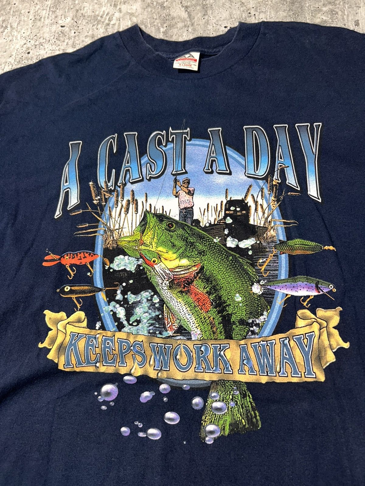 Vintage Vintage Y2K Funny Saying Graphic Tee Size US XL / EU 56 / 4 - 2 Thumbnail