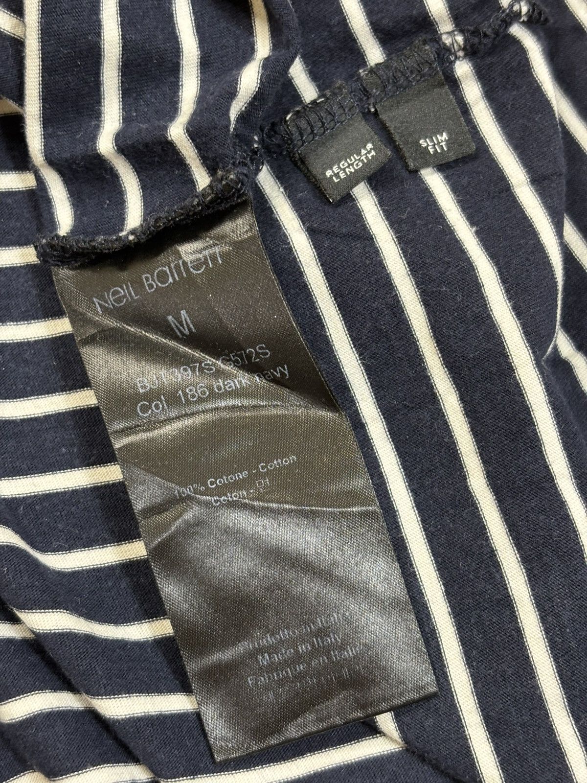 Neil Barrett Neil Barret Slim Fit T-Shirt Made in Italy Size US M / EU 48-50 / 2 - 7 Thumbnail