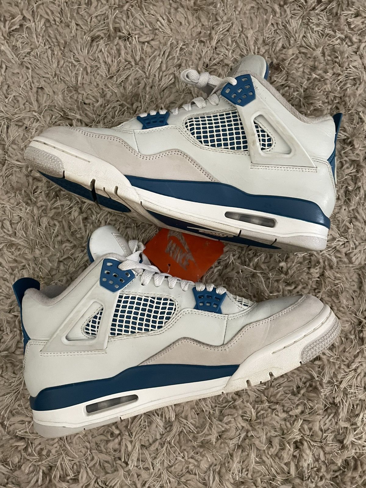 Jordan Brand Jordan 4 Military Blue Size US 8.5 / EU 41-42 - 3 Thumbnail
