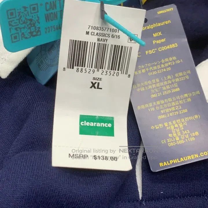 Polo Ralph Lauren Polo Ralph Lauren Colorblock Collar Logo Embroidered Long S Size US XL / EU 56 / 4 - 3 Thumbnail