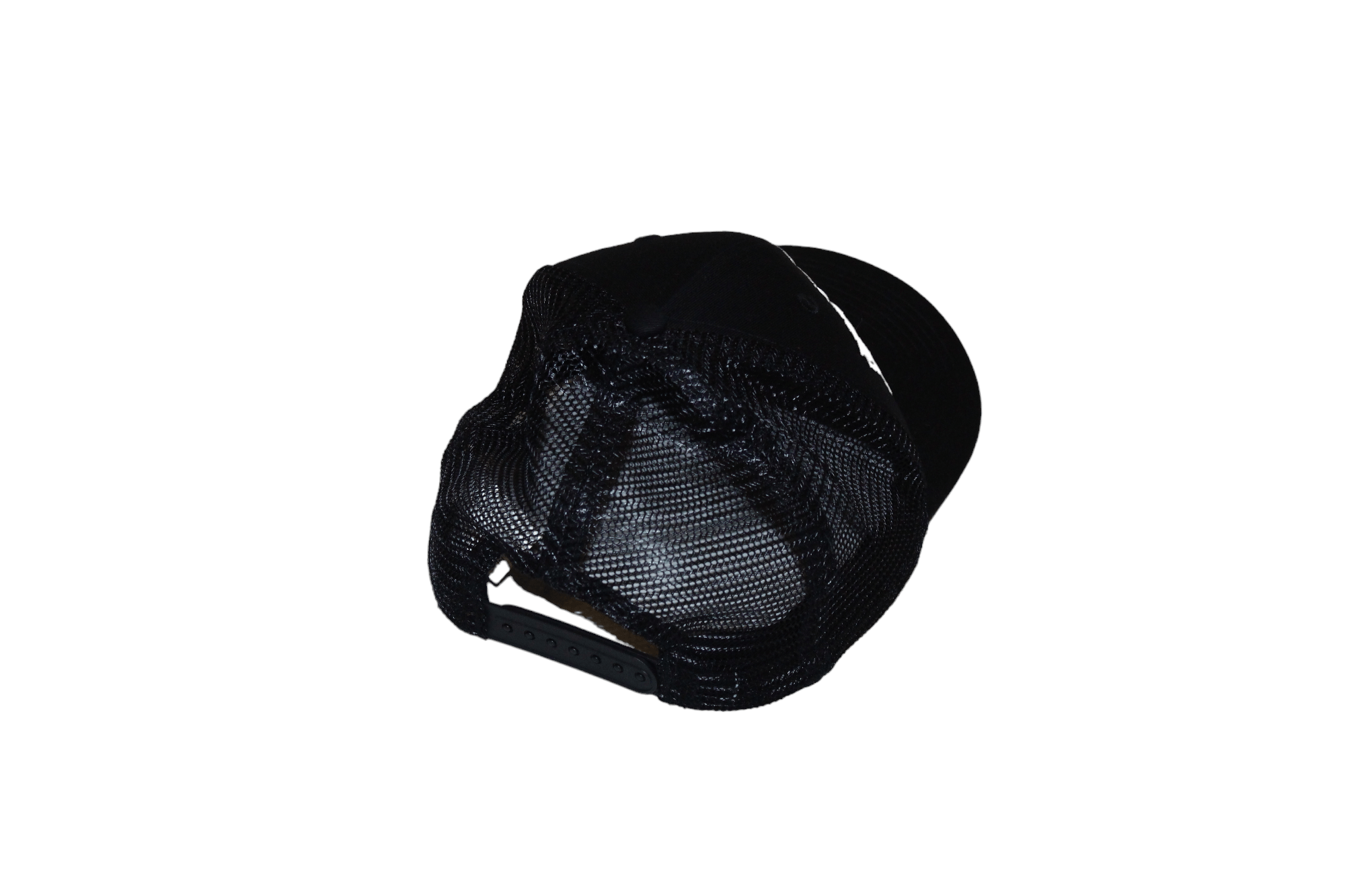Japanese Brand 🔥 Dolls Kill death metal script logo trucker hat Size ONE SIZE - 2 Thumbnail
