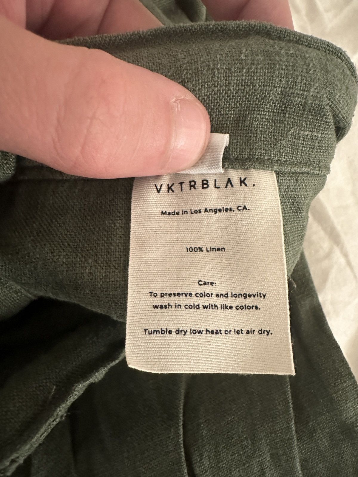 Vintage VKTRBLAK linen jogger, Sz. 32 Size US 32 / EU 48 - 3 Thumbnail