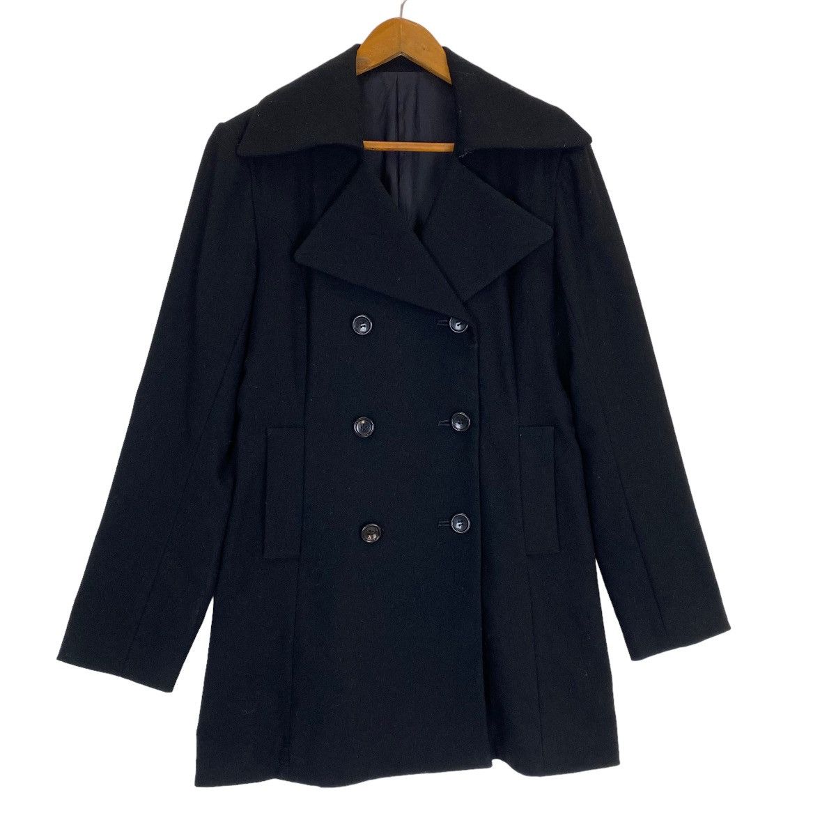 Y's × Yohji Yamamoto I Wish Yohji Yamamoto double breast wool jacket Size M / US 6-8 / IT 42-44 - 4 Thumbnail