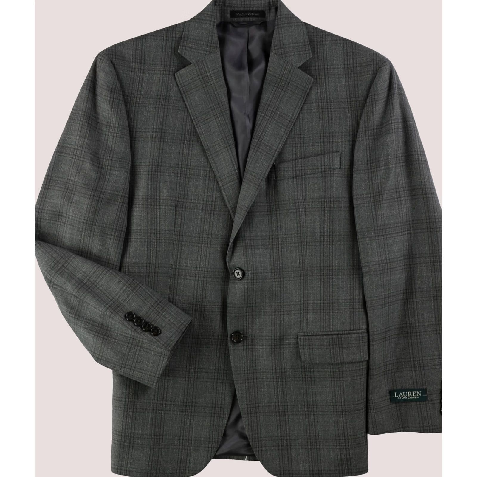 Ralph Lauren Ralph Lauren Mens Flex Two Button Blazer Jacket Grey 38 Short Size US 38 / EU 54 - 1 Preview
