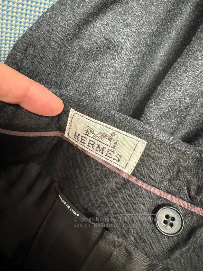Hermes Hermes Casual pants, 100% wool Size US 40 / EU 56 - 3 Thumbnail