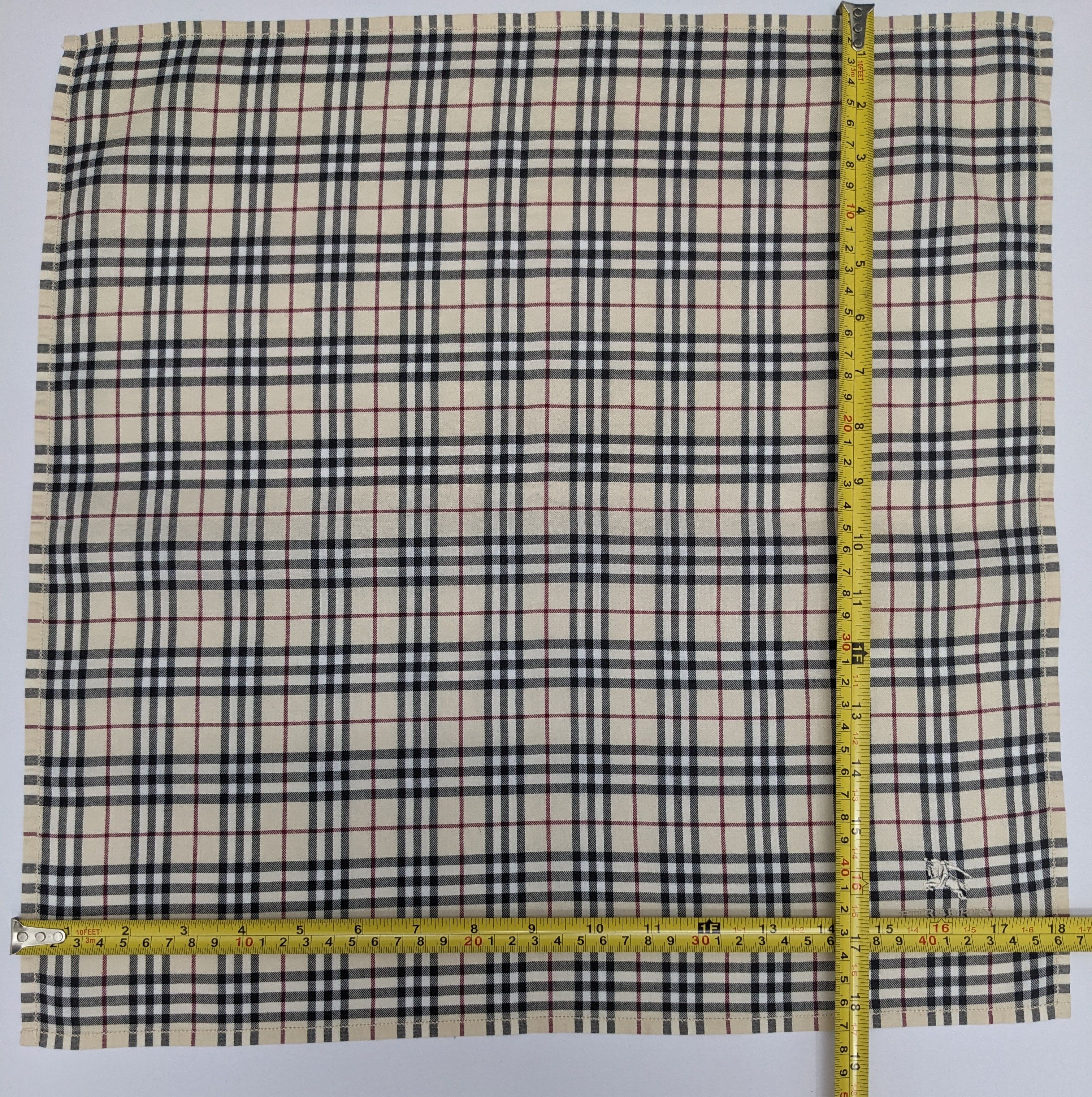 Burberry VINTAGE BURBERRY NOVA CHECK HANDKERCHIEF Size ONE SIZE - 4 Thumbnail