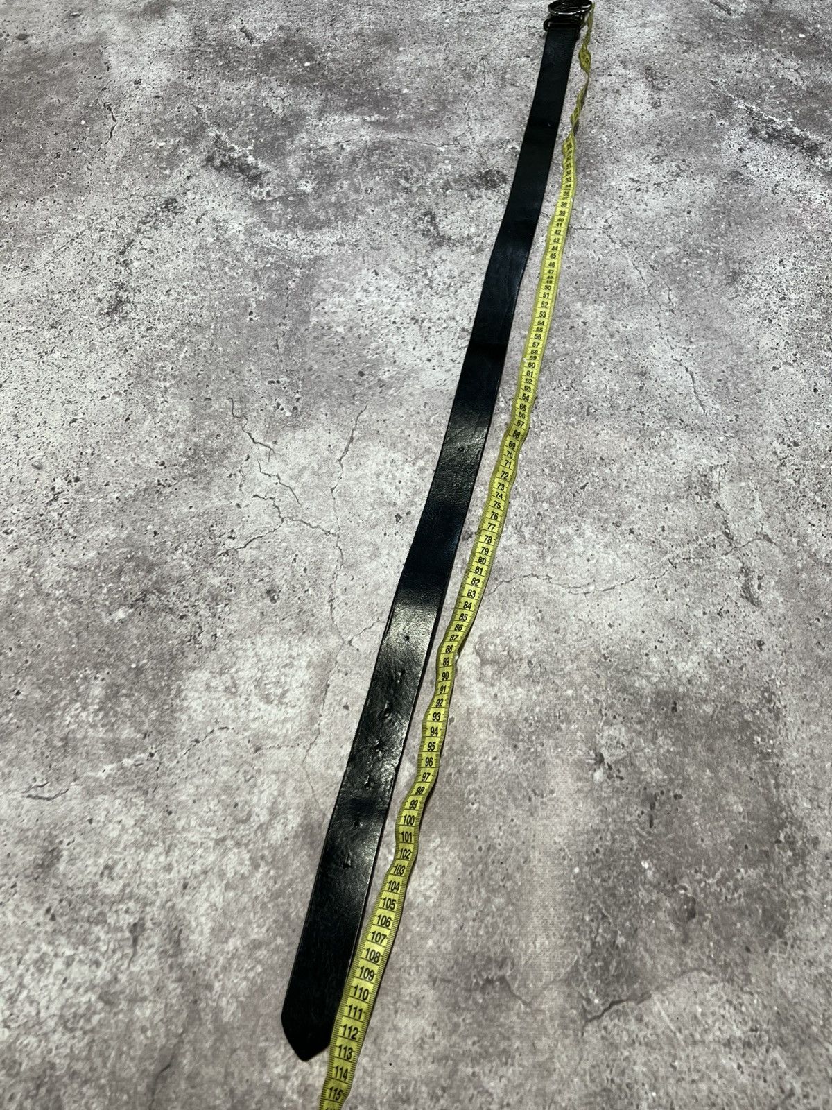 Diesel Vintage Diesel Leather Belt Monogram Big Logo Japanesse Y2K Size ONE SIZE - 14 Thumbnail
