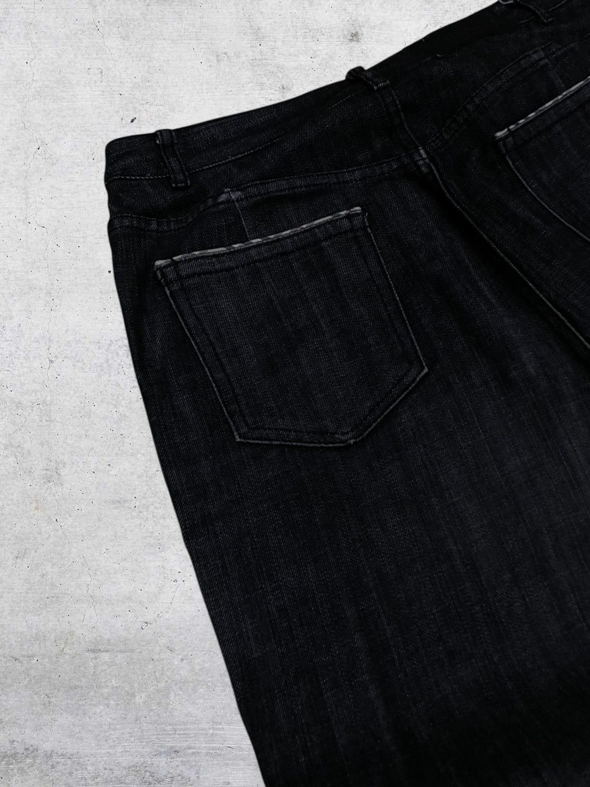 Burberry VINTAGE BURBEERY DESIGNER DEEP INDIGO PLAID PATTERN DENIM Size US 30 / EU 46 - 16 Thumbnail