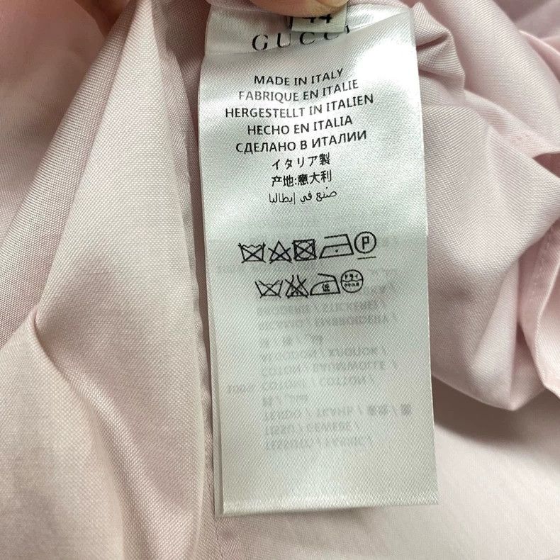Gucci Gucci Pink rose embroidered lace-on shirt 2505-Nextarrow Size M / US 6-8 / IT 42-44 - 4 Thumbnail