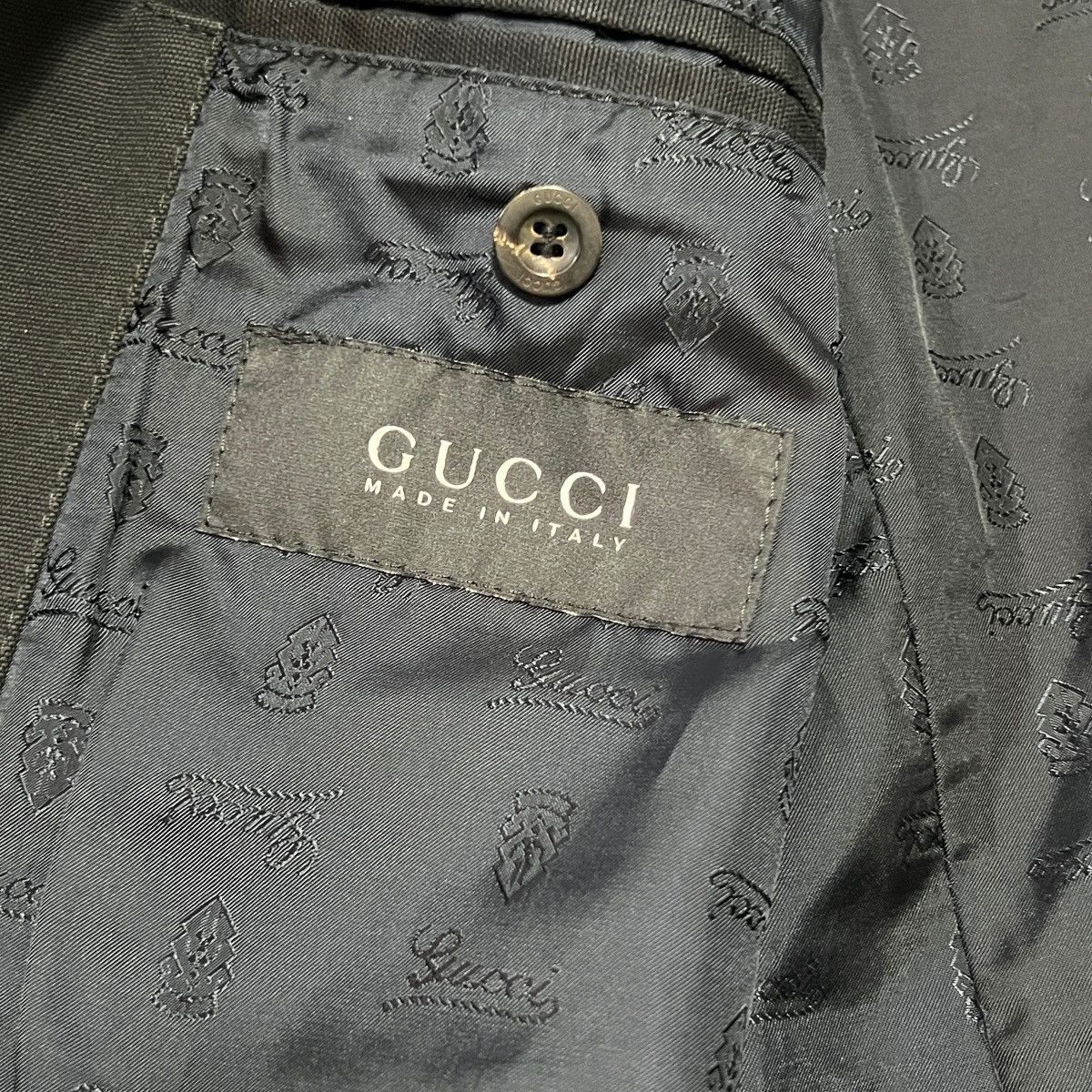Gucci GUCCI 2007AW Sherry Line Fly Front Military Jacket Size US M / EU 48-50 / 2 - 5 Thumbnail