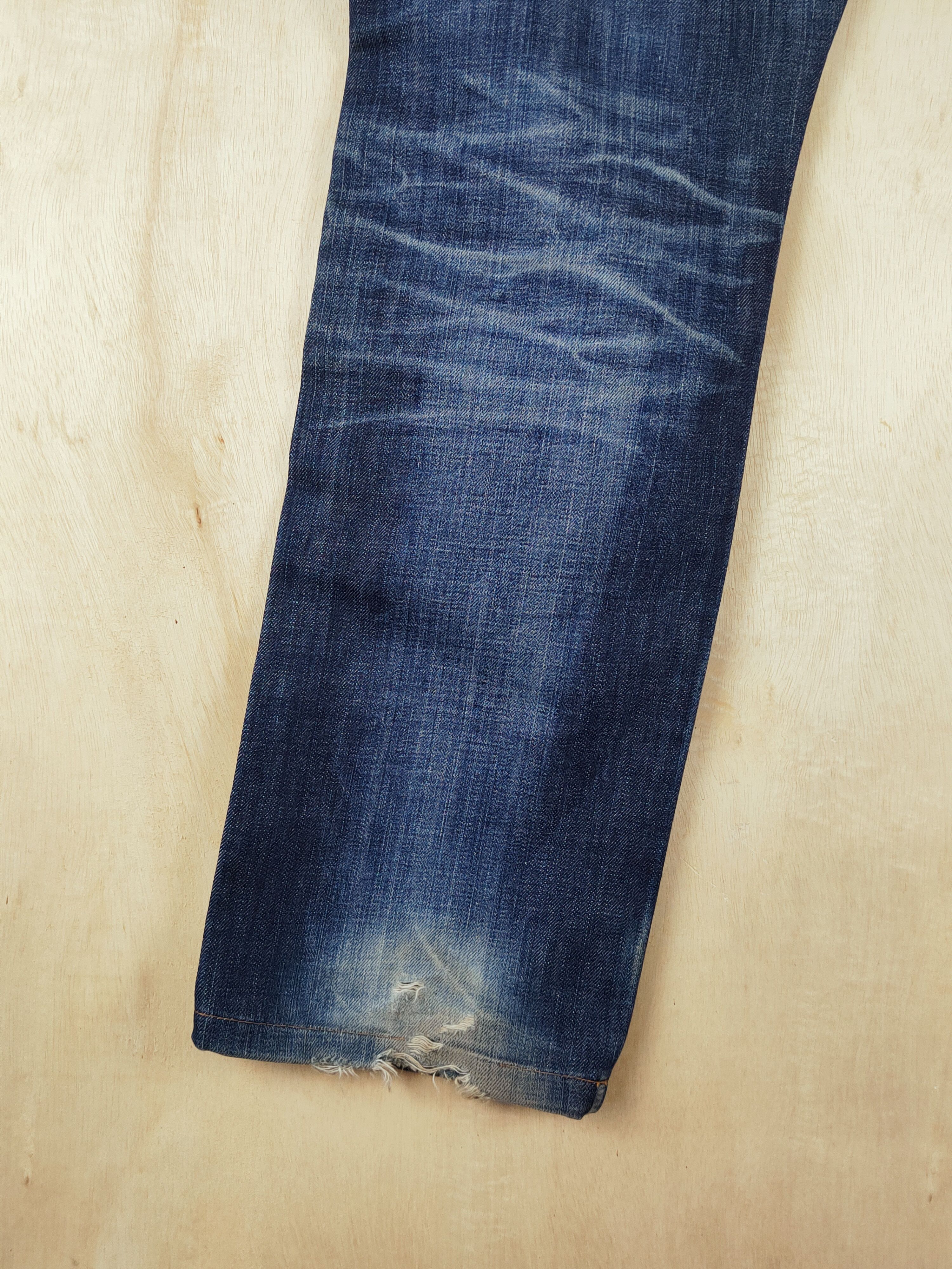 Marithe + Francois Girbaud Marithe Francois Girbaud Blue Distressed Ripped Jeans #S2671 Size US 34 / EU 50 - 10 Thumbnail