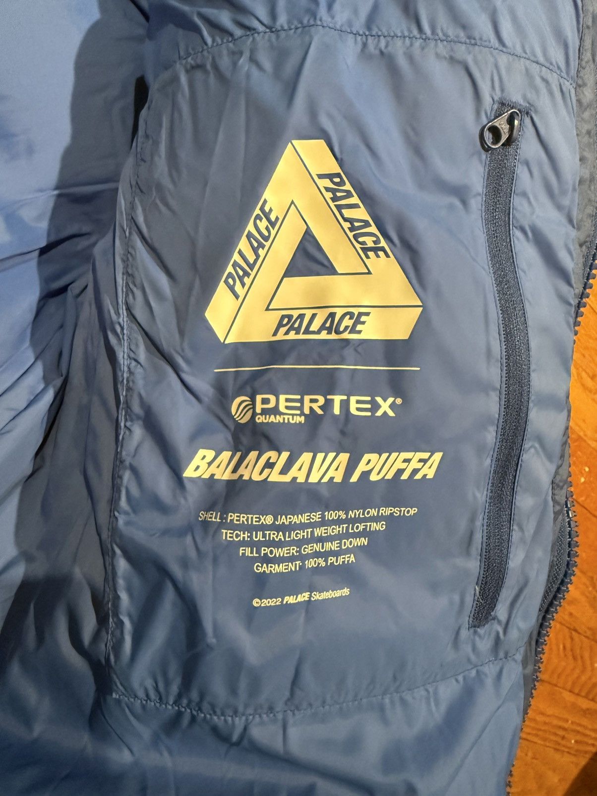 Palace Palace Frost Balaclava Puffa Blue Size US S / EU 44-46 / 1 - 4 Thumbnail