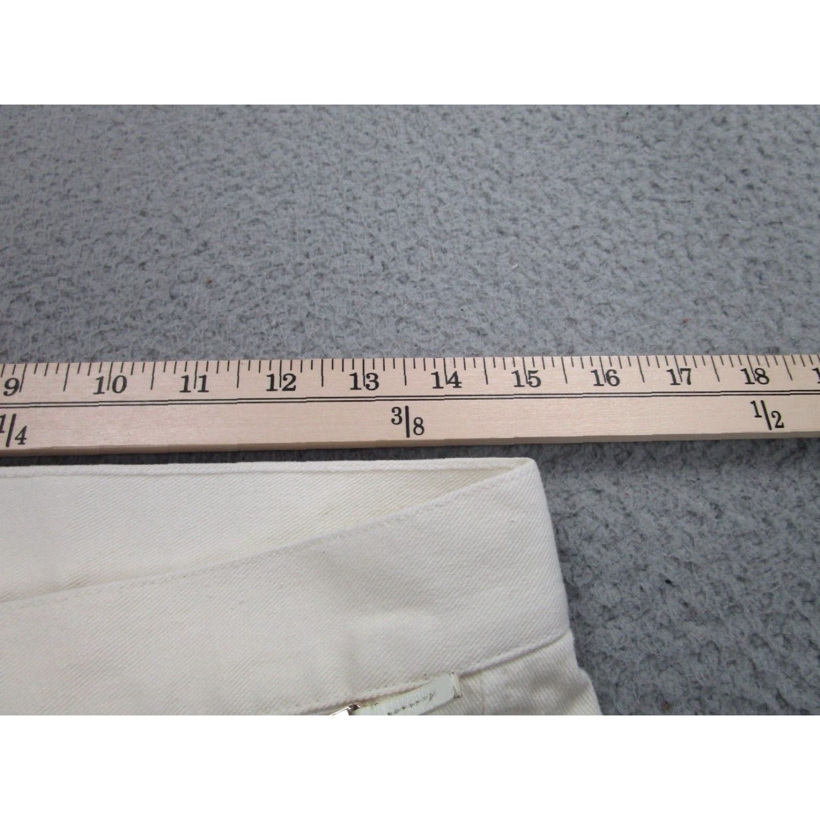 Ralph Lauren VINTAGE Ralph Lauren Black Label Womens Straight Leg Jeans 27 Ivory Low Rise Size 27" / US 4 / IT 40 - 6 Thumbnail