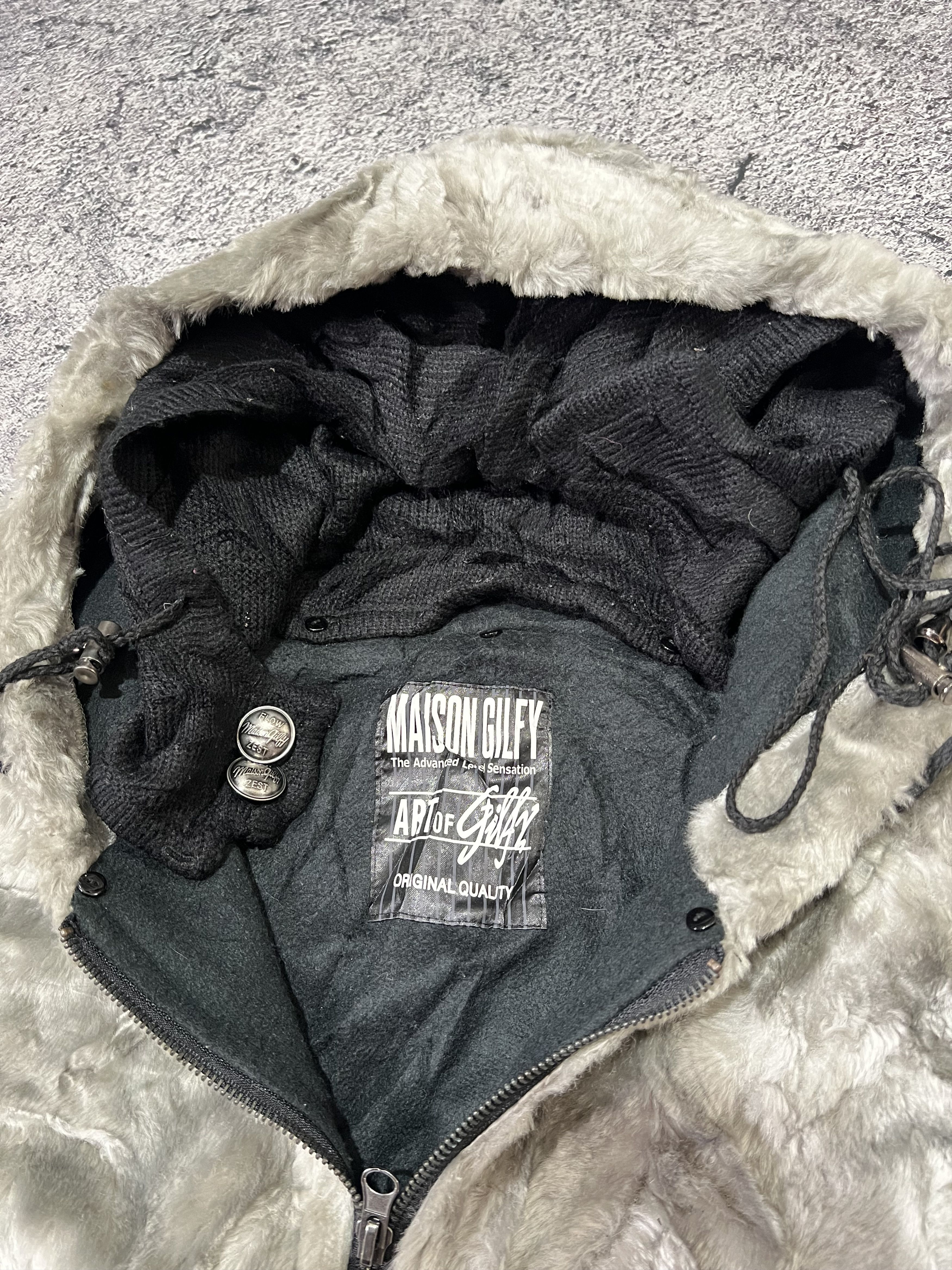Japanese Brand 2000s Archival Japan Maison Fur Fuzzy y2k Lgb Ifsixwasnine Size US S / EU 44-46 / 1 - 5 Thumbnail