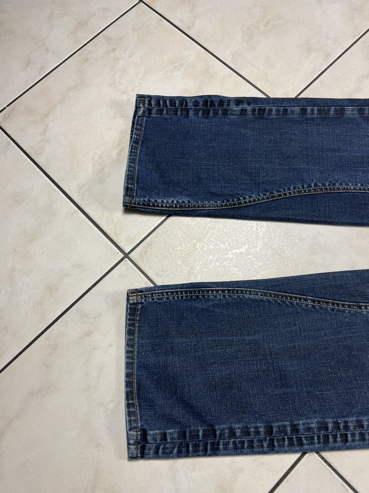 Evisu Vintage Soone denim distressed y2k selvedge jeans navy japan Size US 32 / EU 48 - 10 Thumbnail