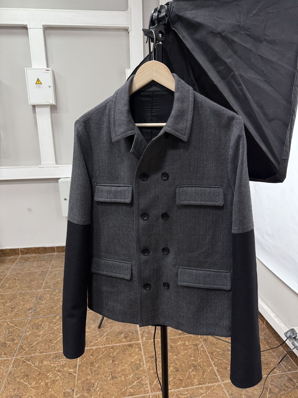 Balenciaga 🇫🇷 Balenciaga Paris Archive Double Breasted Wool Jacket Rare Size US M / EU 48-50 / 2 - 1 Thumbnail