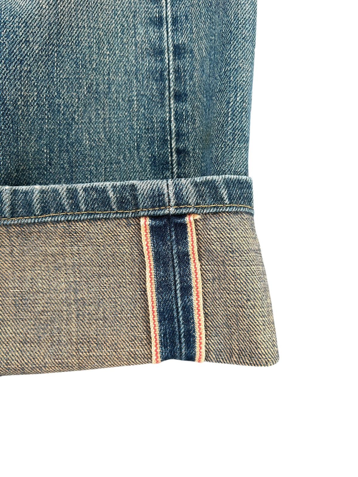 Kapital Vintage Edwin 505 Selvedge Rusty Baggy Distressed Denim jean Size US 32 / EU 48 - 3 Thumbnail
