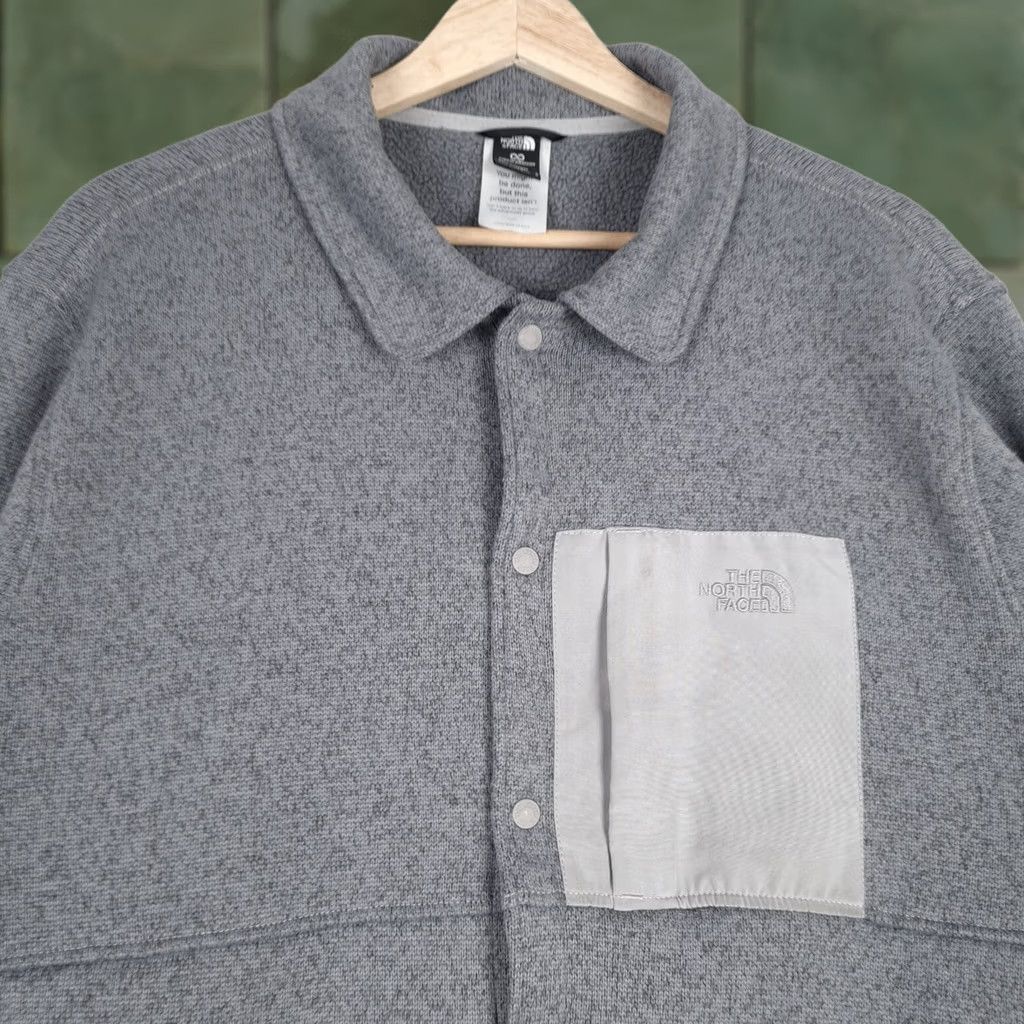 The North Face The North Face Front Range Fleece Shacket Mens Large Gray Snap Overcoat Jackets Shacket Mens Large Gray The North Face Front Range Fleece Shacket Size US L / EU 52-54 / 3 - 1 Thumbnail