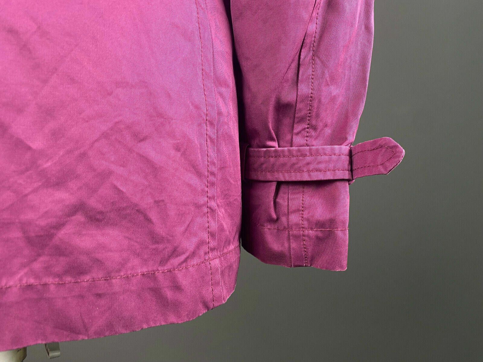 Designer Weekend Max Mara Purple Cotton Double Trench Coat Size 1 Size M / US 6-8 / IT 42-44 - 9 Thumbnail