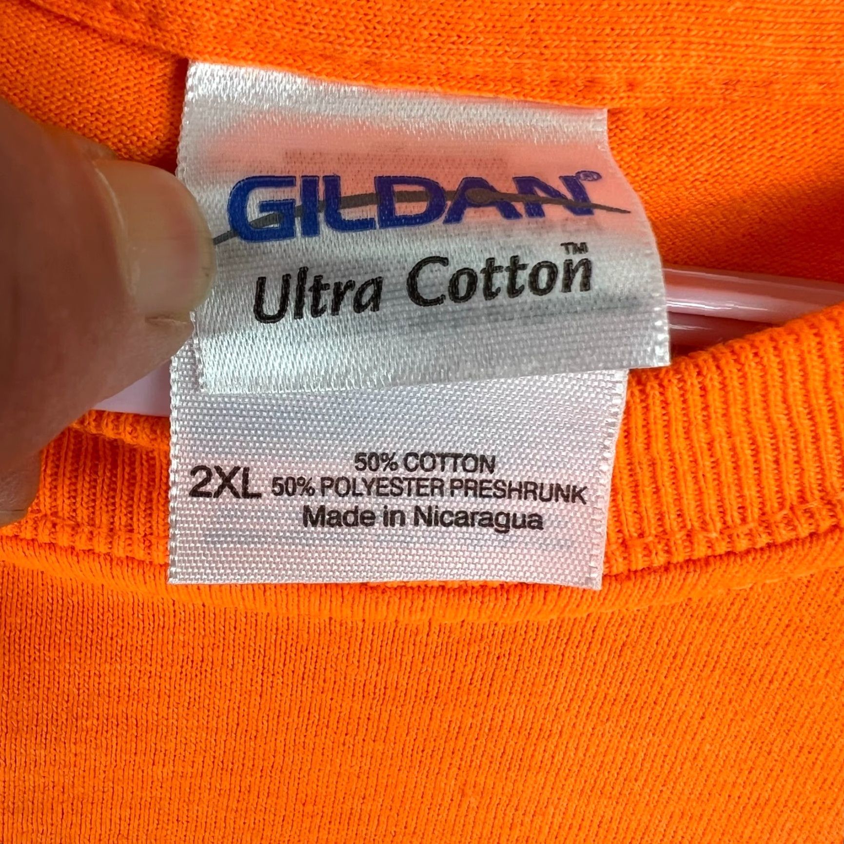 Gildan Racer Hulin 505 T Shirt Mens 2XL Orange Graphic Tee Size US XXL / EU 58 / 5 - 4 Thumbnail