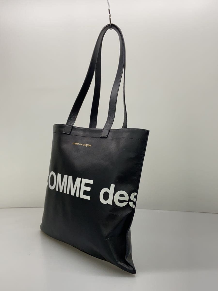 Comme des Garcons Cowhide Leather Logo Tote Bag Size ONE SIZE - 2 Thumbnail
