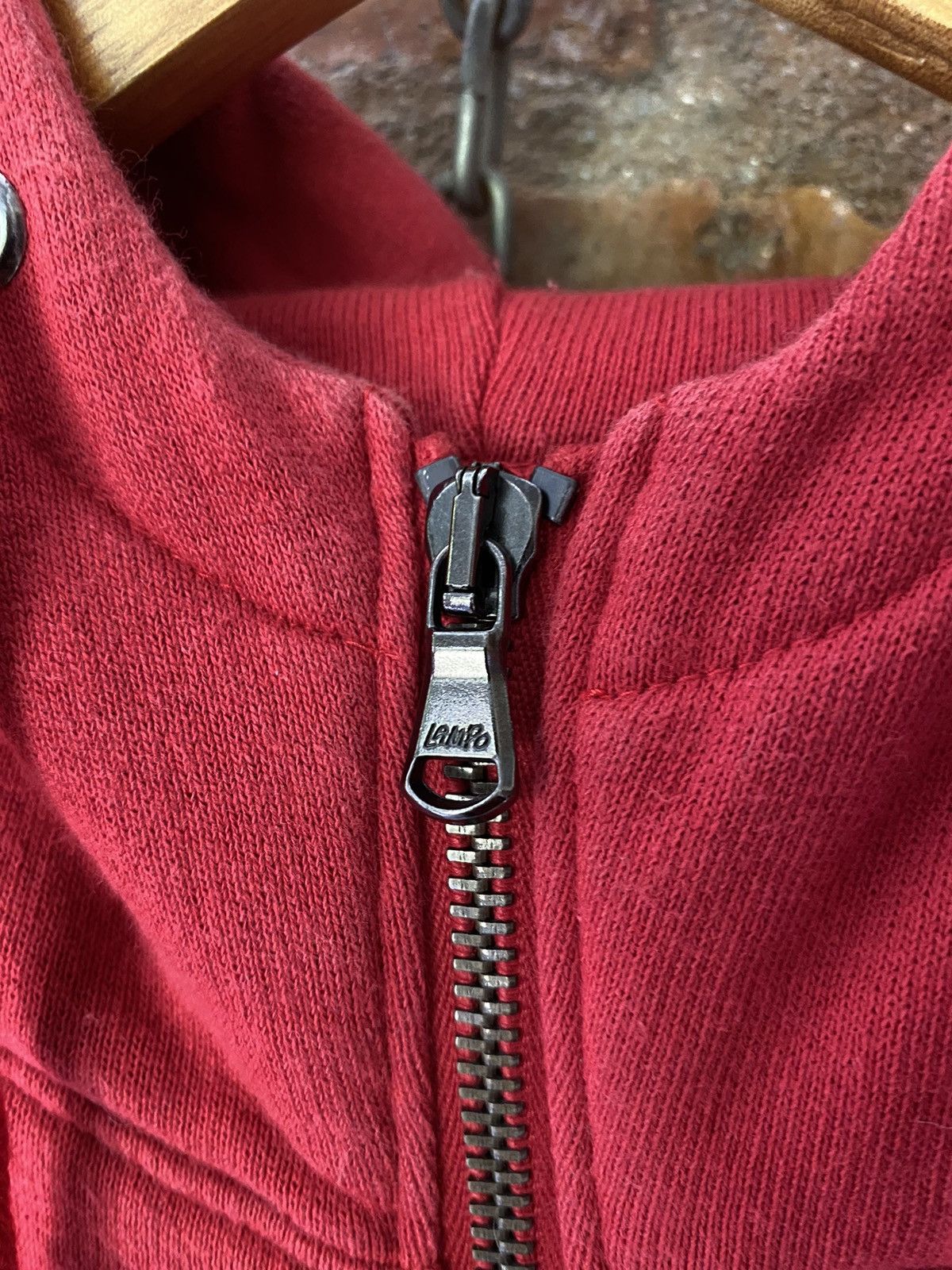 Lounge Lizard 2000s Red Anorak hoodie Size US M / EU 48-50 / 2 - 6 Thumbnail