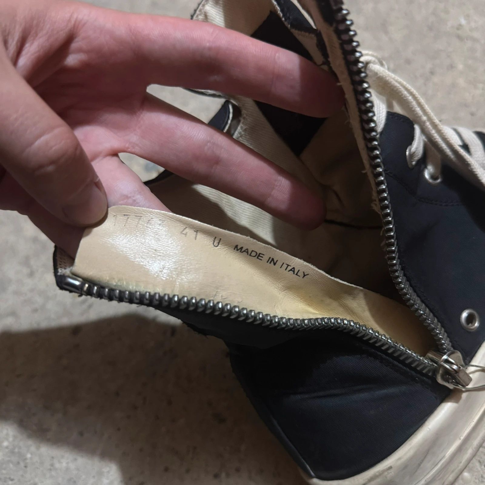 Rick Owens Rick owens drkshdw ramones logo high sneakers Size US 8 / EU 41 - 7 Thumbnail
