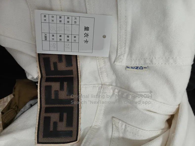 Fendi Fendi Double F Logo Long Pants Size 25" / US 0 / IT 36 - 5 Thumbnail