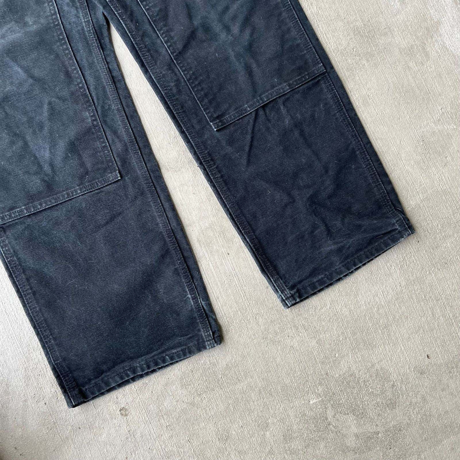 Carhartt × Vintage Carhartt black double knee work wear carpenter pants Size US 31 - 3 Thumbnail