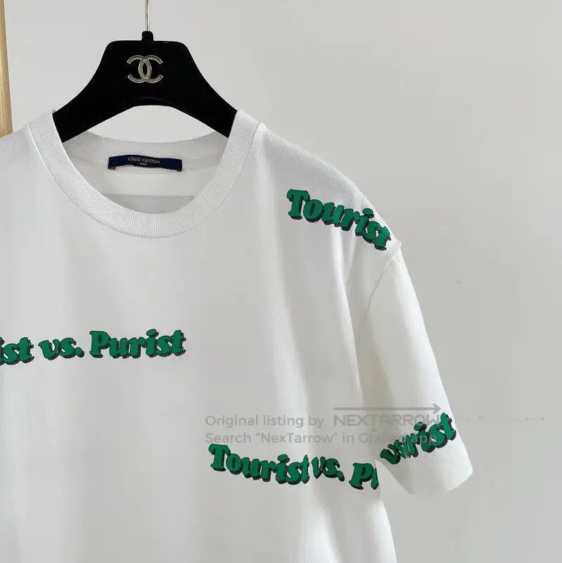 Louis Vuitton Louis Vuitton Summer White Cotton Logo T. Size S / US 4 / IT 40 - 3 Thumbnail