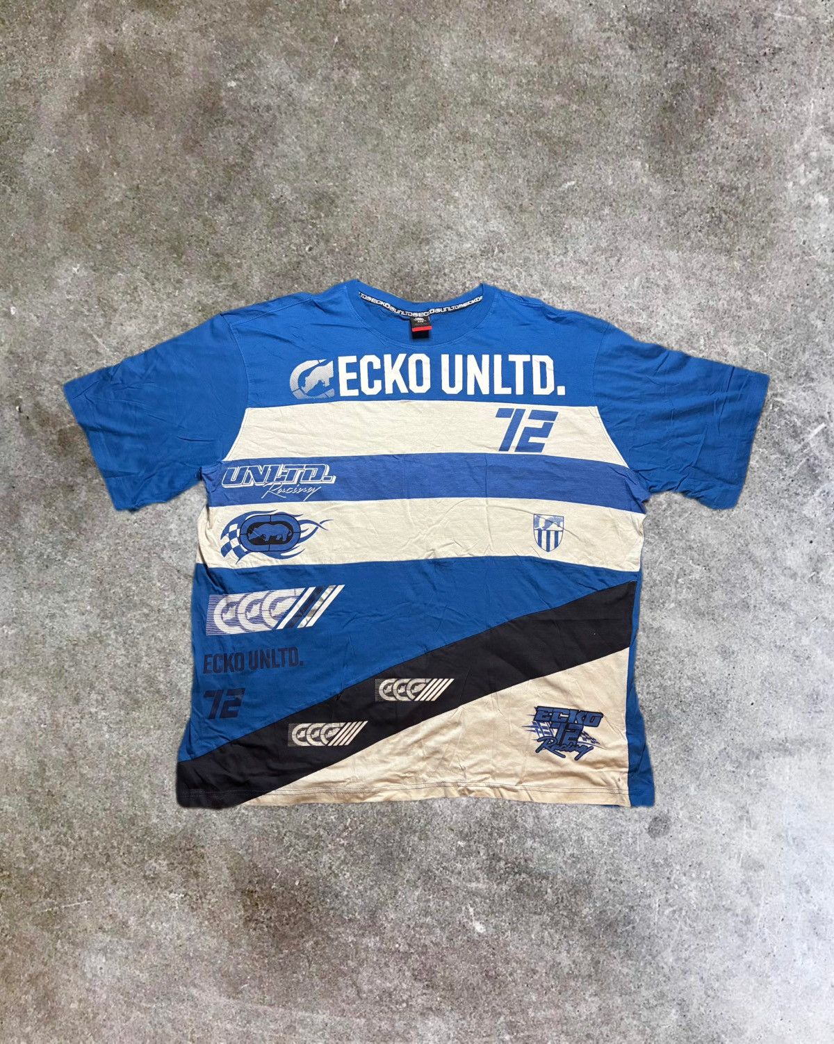 Ecko Unltd. Vintage Ecko Unltd T Shirt Mens 4XL Blue Short Sleeve Y2K Size US XXL / EU 58 / 5 - 1 Thumbnail